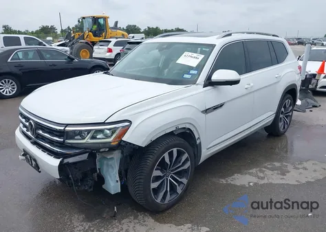 2021 Volkswagen Atlas Sel Premium R-Line из США, поврежденный, VIN 1V2FR2CA6MC562617